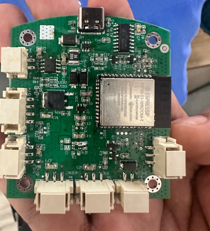 The current Chlora ESP32-S3 controller board prototype